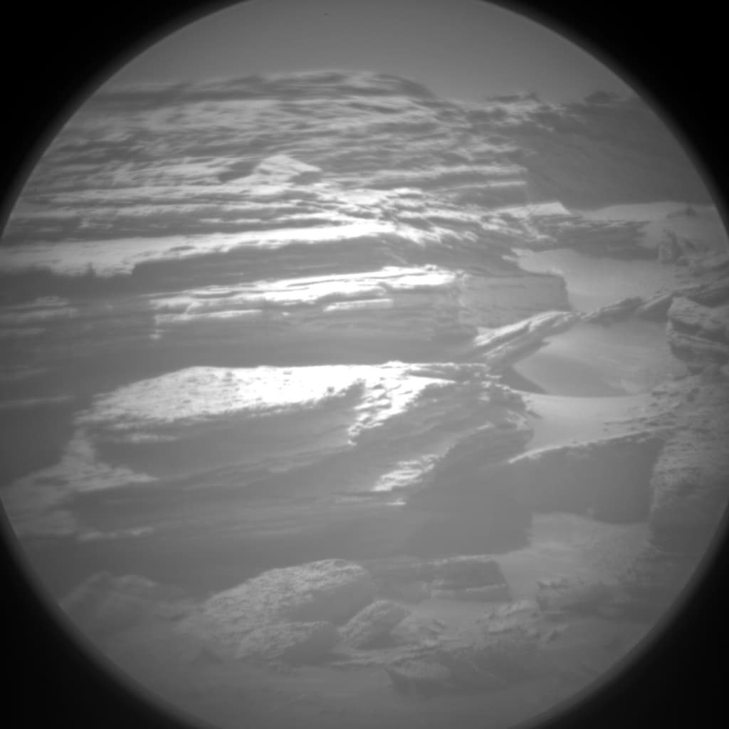 Foto de Marte da câmera CHEMCAM_RMI