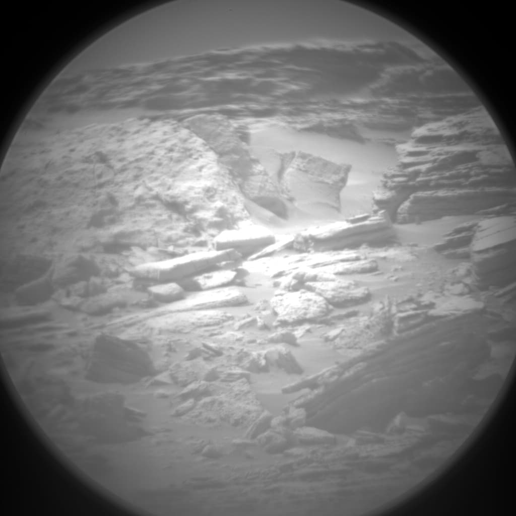 Foto de Marte da câmera CHEMCAM_RMI