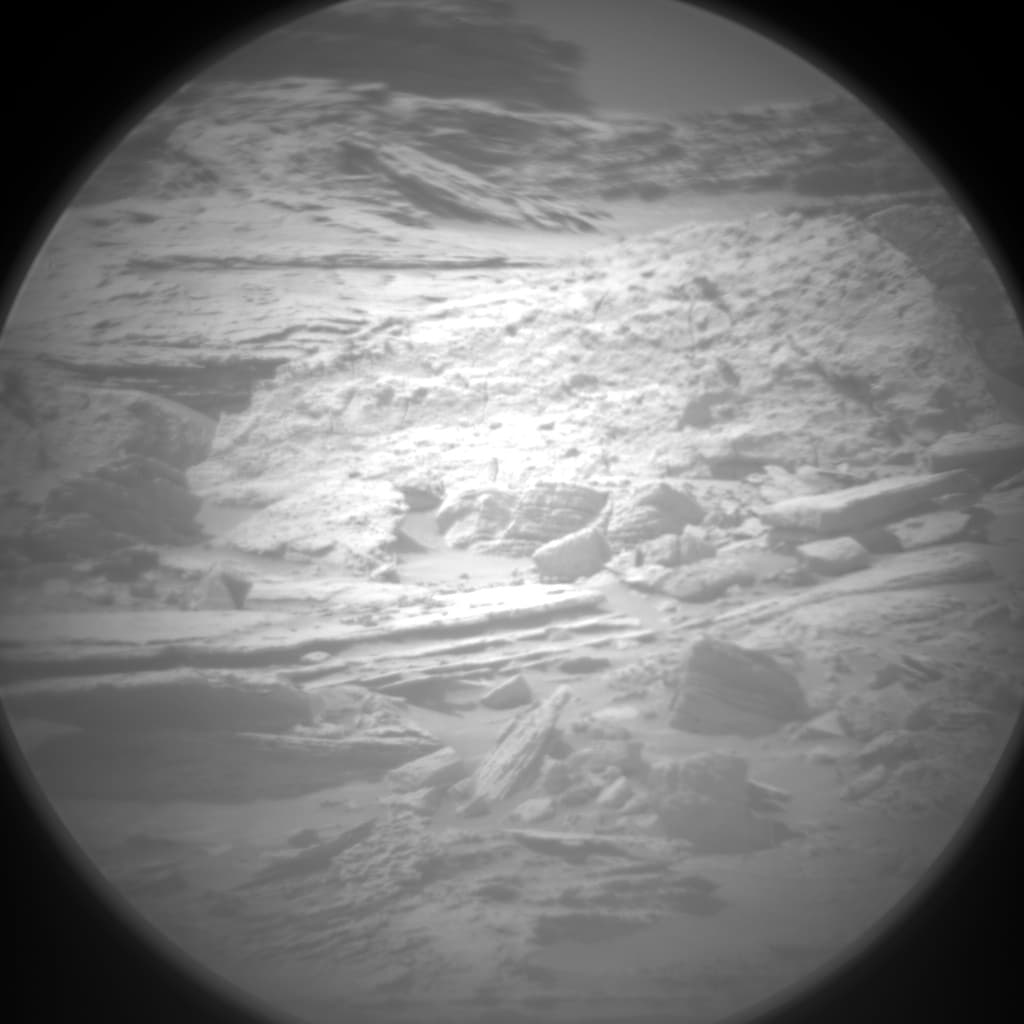 Foto de Marte da câmera CHEMCAM_RMI