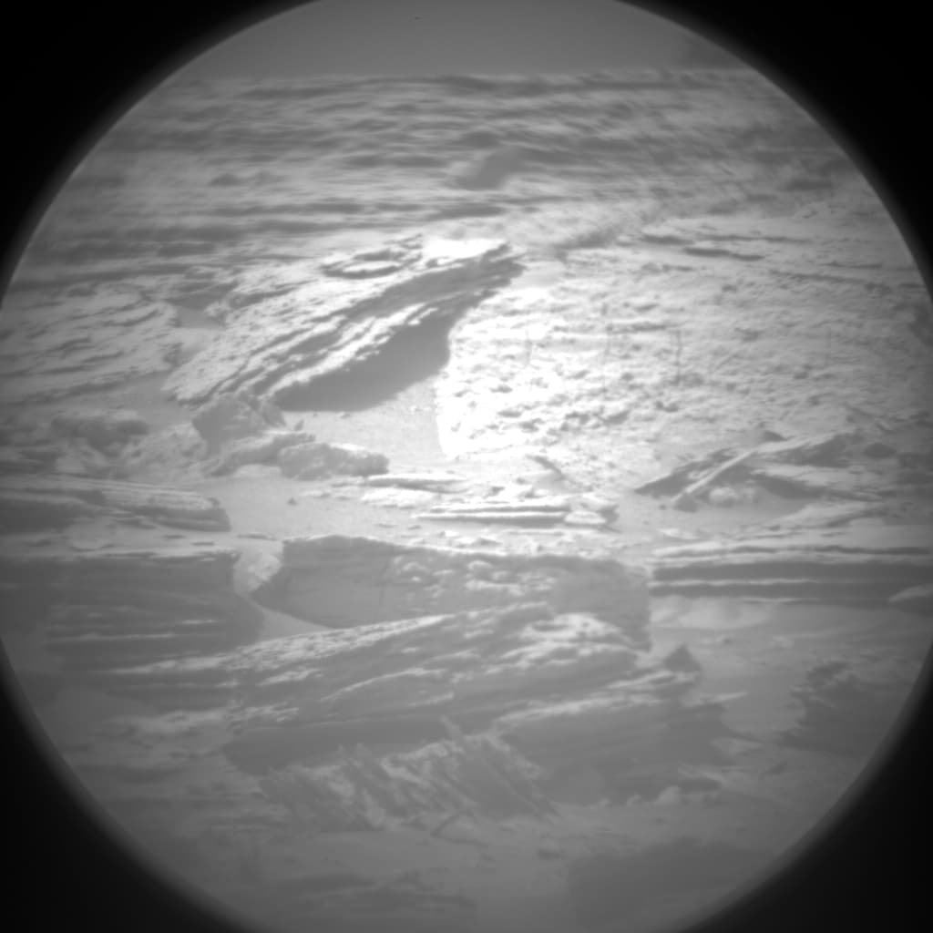 Foto de Marte da câmera CHEMCAM_RMI