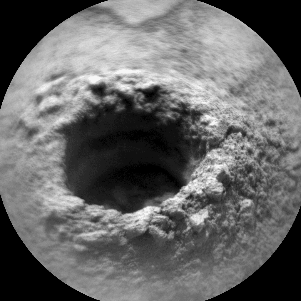 Foto de Marte da câmera CHEMCAM_RMI