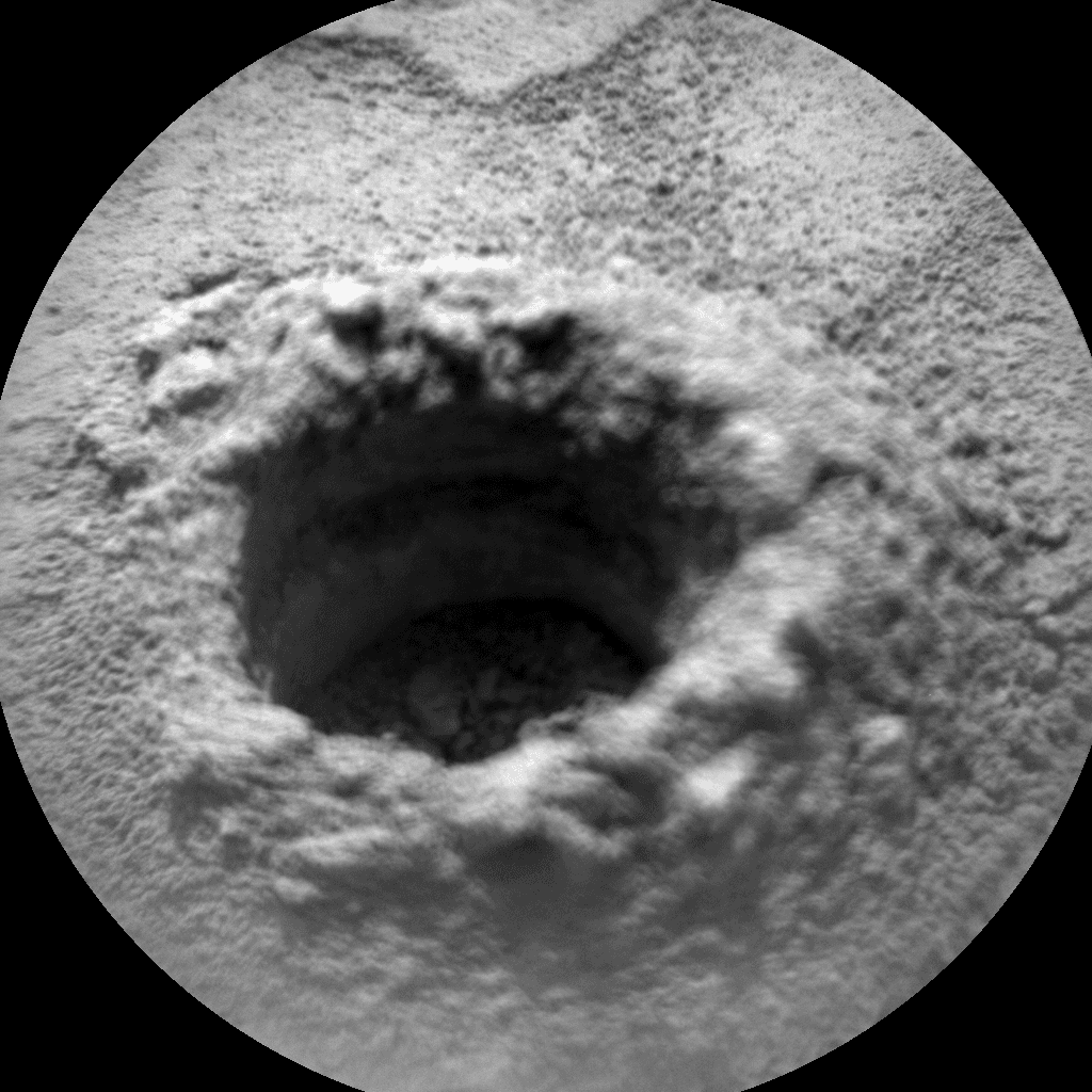Foto de Marte da câmera CHEMCAM_RMI