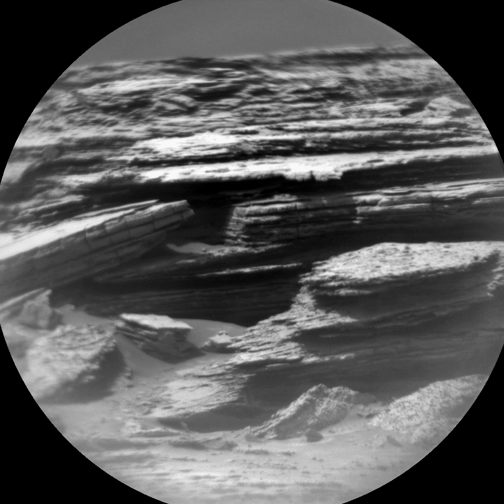 Foto de Marte da câmera CHEMCAM_RMI