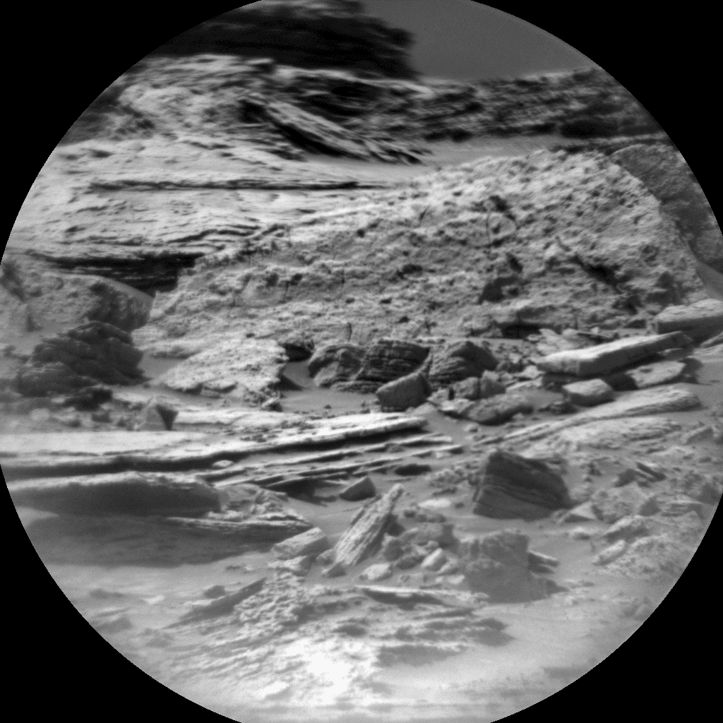 Foto de Marte da câmera CHEMCAM_RMI