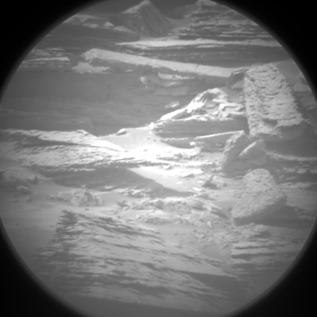 Foto de Marte da câmera CHEMCAM_RMI
