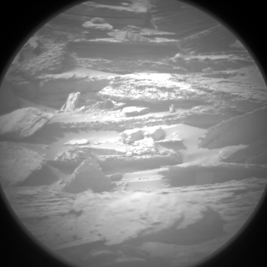 Foto de Marte da câmera CHEMCAM_RMI