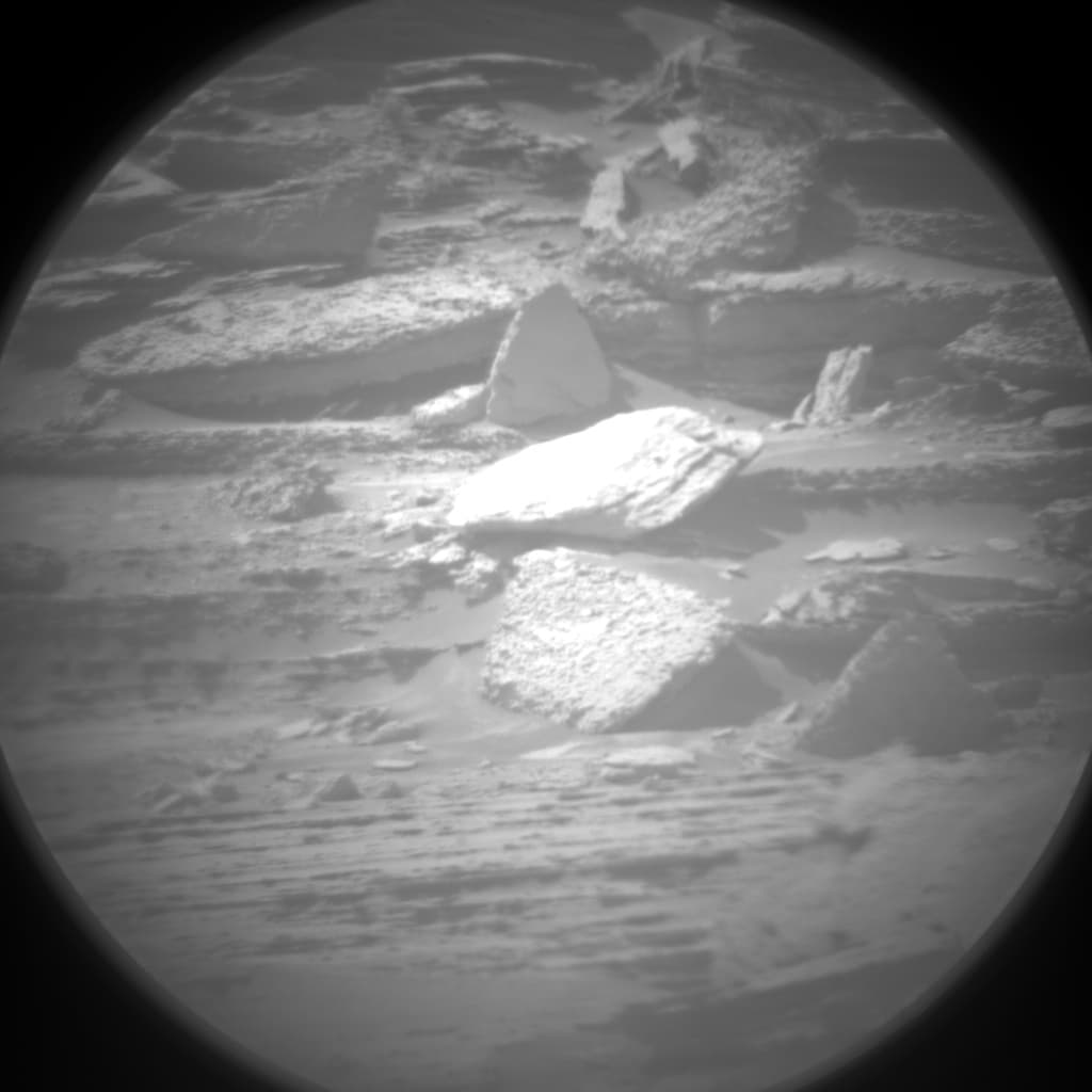 Foto de Marte da câmera CHEMCAM_RMI