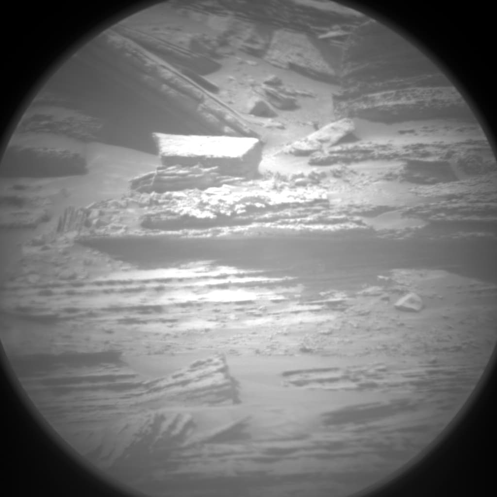 Foto de Marte da câmera CHEMCAM_RMI