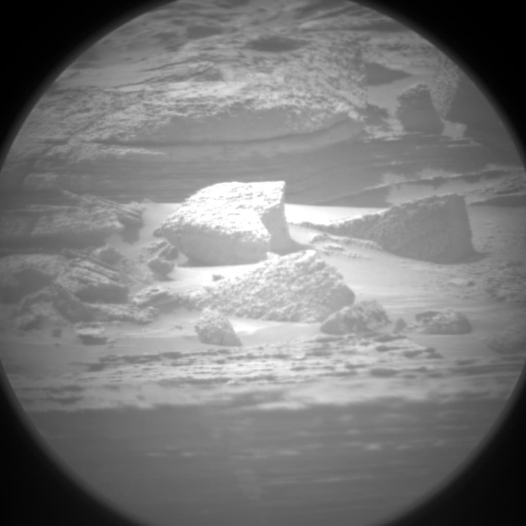 Foto de Marte da câmera CHEMCAM_RMI