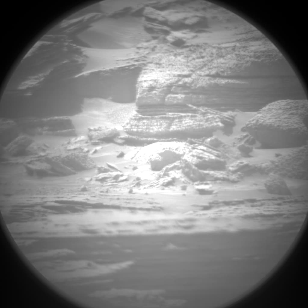 Foto de Marte da câmera CHEMCAM_RMI