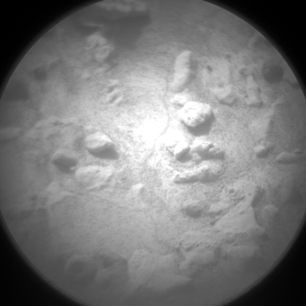 Foto de Marte da câmera CHEMCAM_RMI