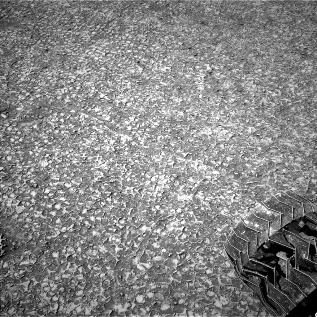 Foto de Marte da câmera NAV_LEFT_B