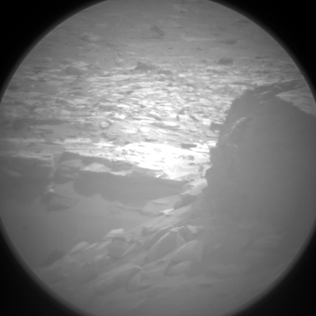 Foto de Marte da câmera CHEMCAM_RMI