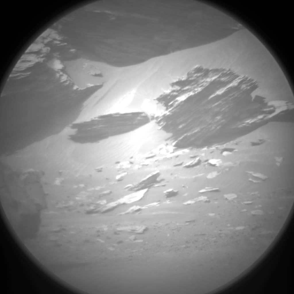 Foto de Marte da câmera CHEMCAM_RMI