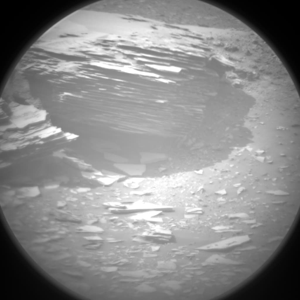 Foto de Marte da câmera CHEMCAM_RMI