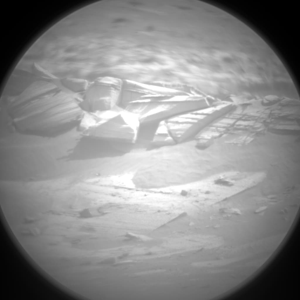 Foto de Marte da câmera CHEMCAM_RMI