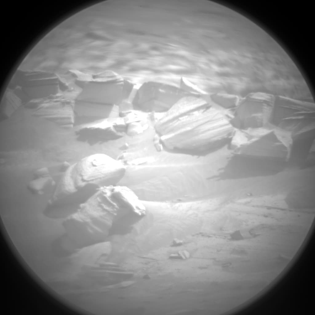 Foto de Marte da câmera CHEMCAM_RMI