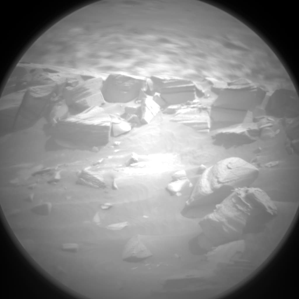 Foto de Marte da câmera CHEMCAM_RMI