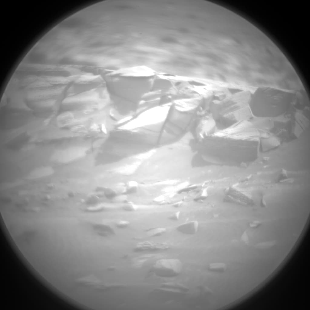 Foto de Marte da câmera CHEMCAM_RMI