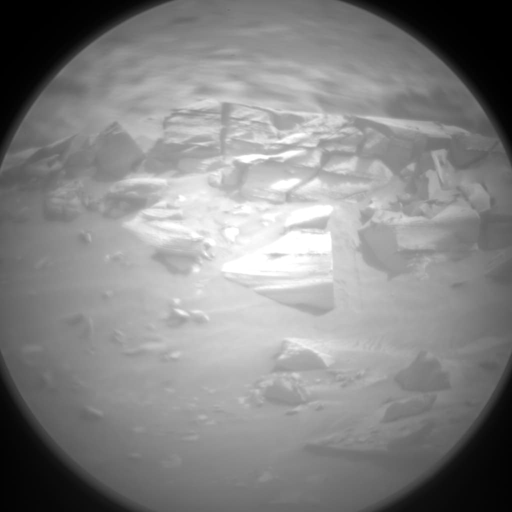 Foto de Marte da câmera CHEMCAM_RMI