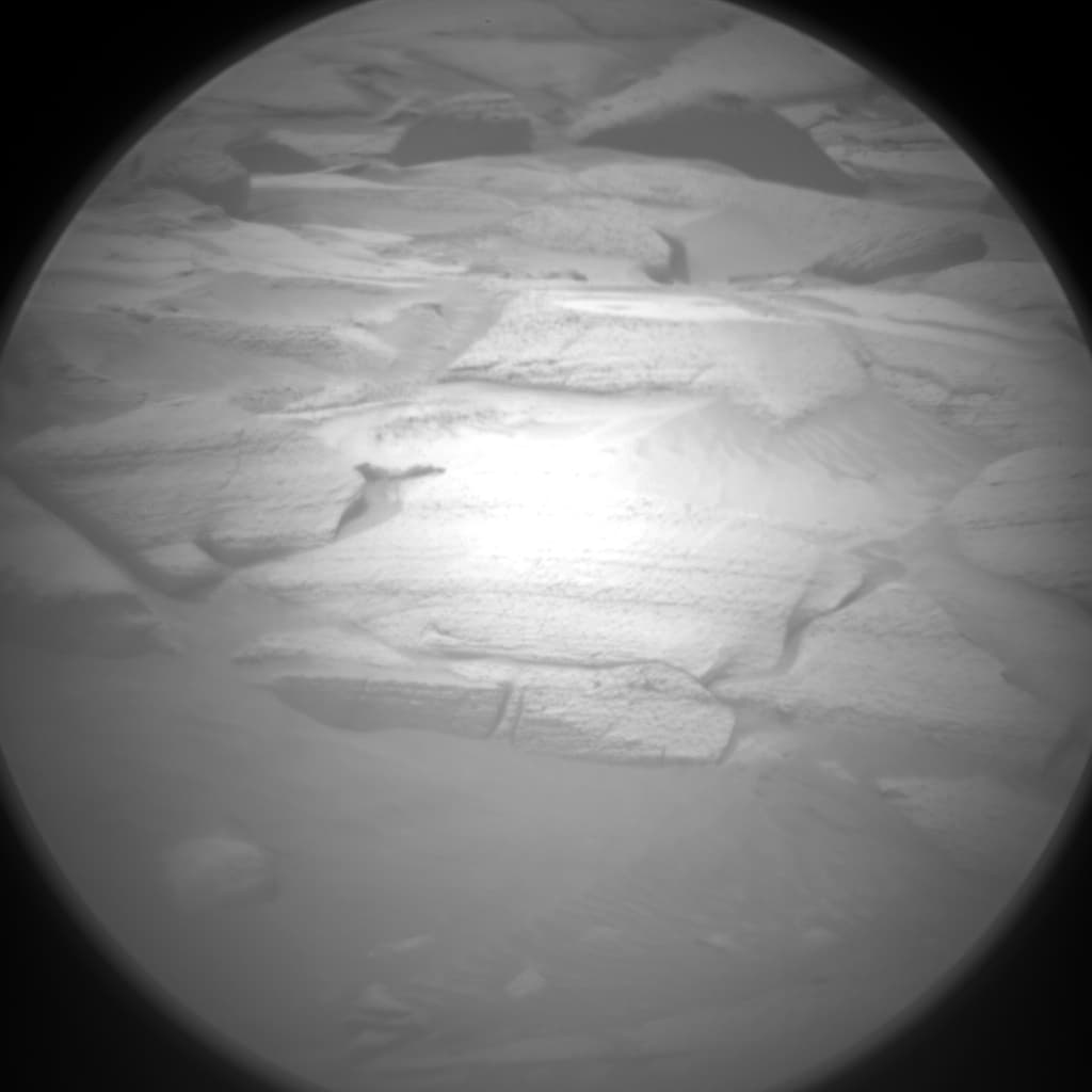 Foto de Marte da câmera CHEMCAM_RMI