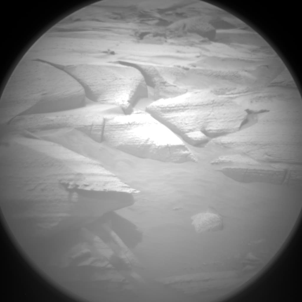 Foto de Marte da câmera CHEMCAM_RMI