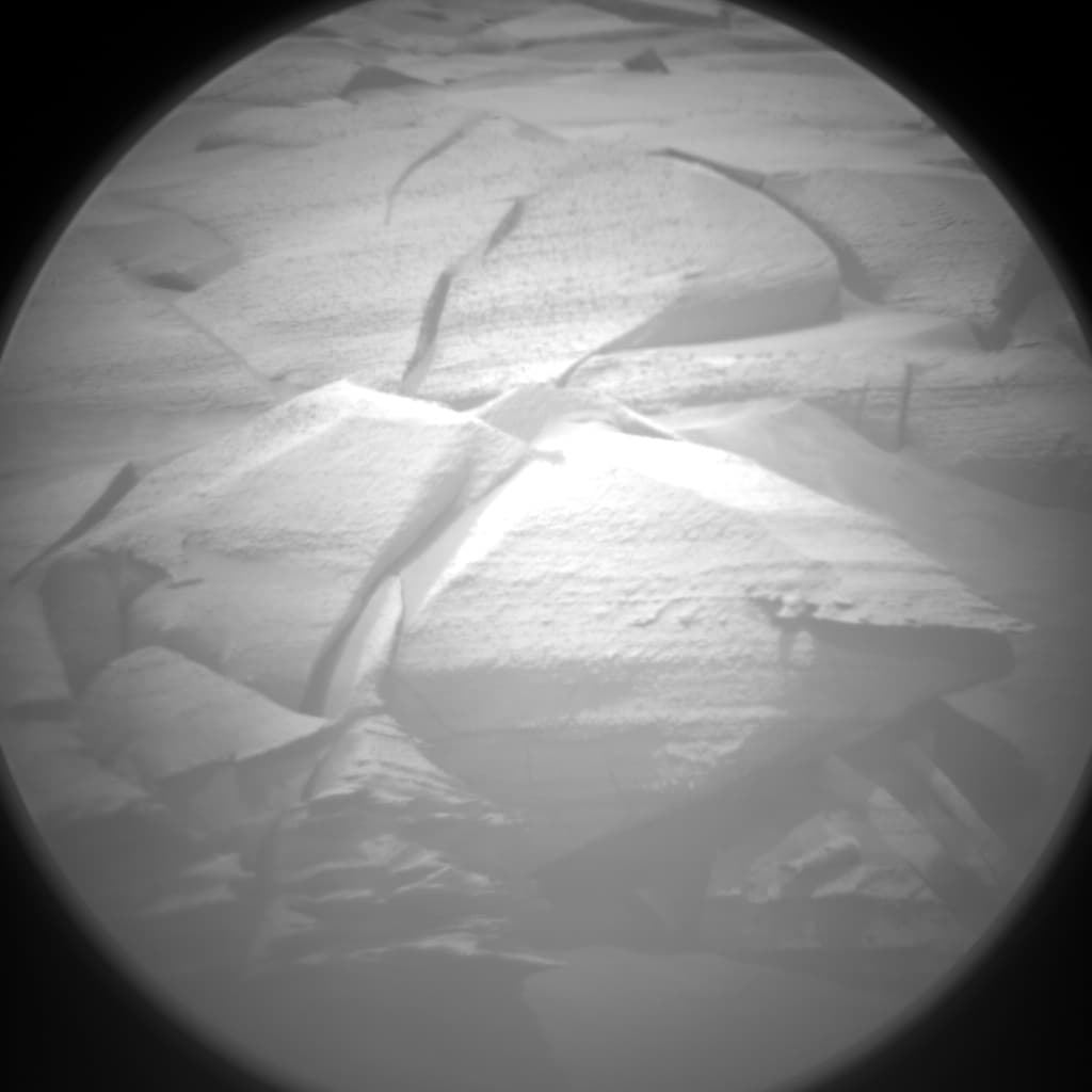 Foto de Marte da câmera CHEMCAM_RMI
