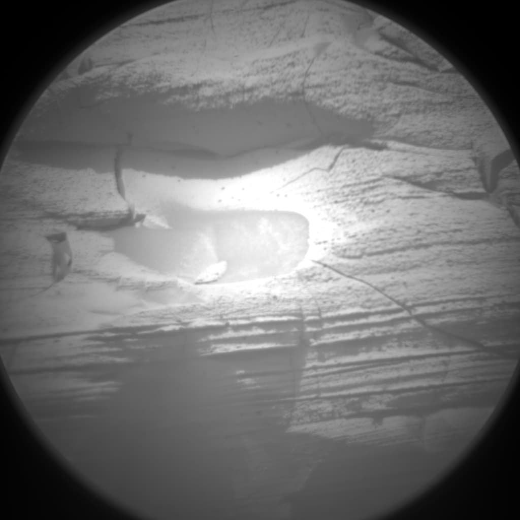 Mars image captured by CHEMCAM_RMI on Curiosity