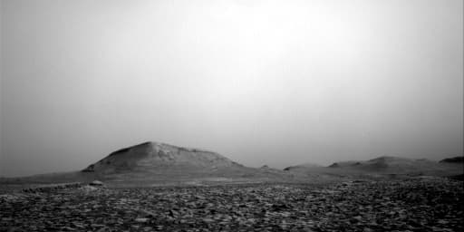 Mars image captured by NAV_RIGHT_B on Curiosity