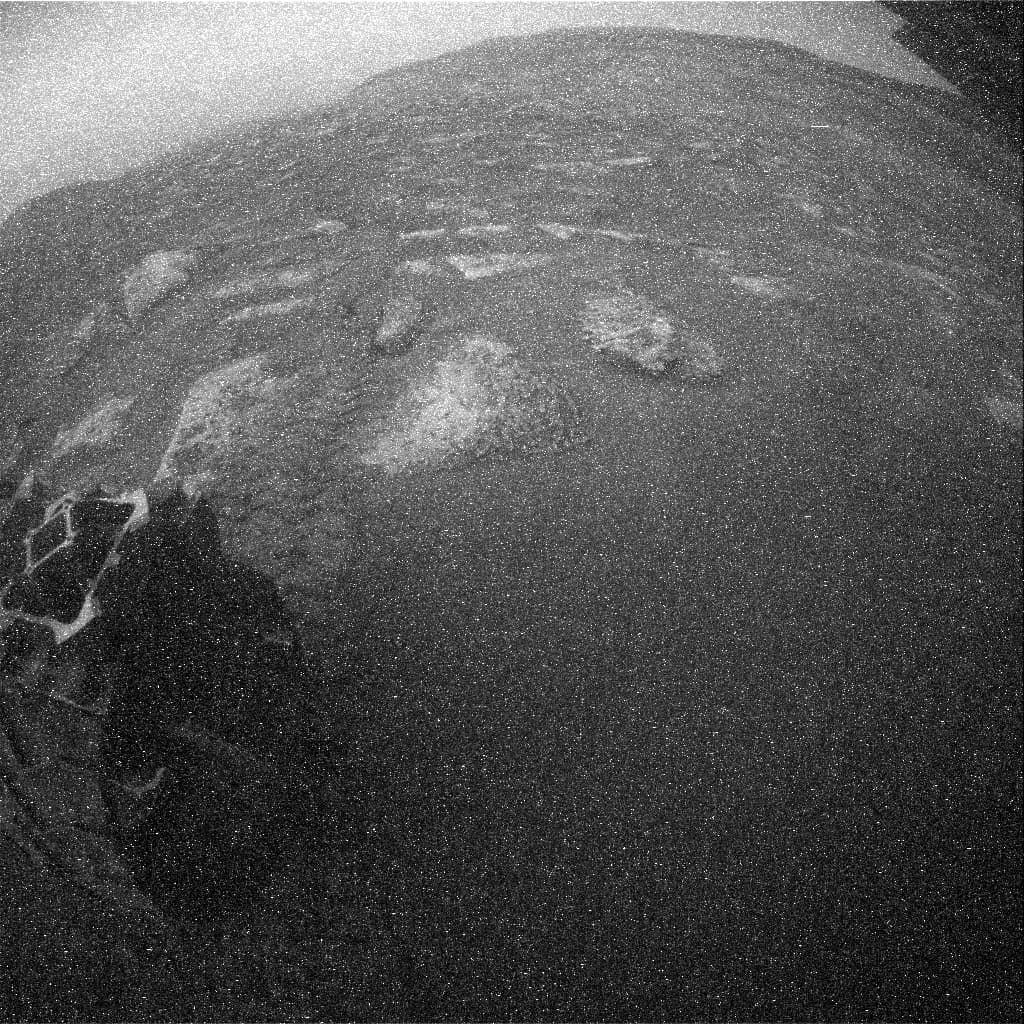 Mars image captured by RHAZ_LEFT_B on Curiosity
