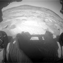 Mars image captured by FHAZ_LEFT_B on Curiosity
