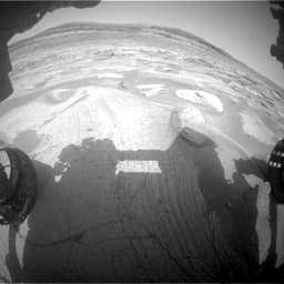 Mars image captured by FHAZ_LEFT_B on Curiosity