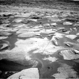 Mars image captured by NAV_LEFT_B on Curiosity