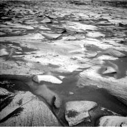 Mars image captured by NAV_LEFT_B on Curiosity