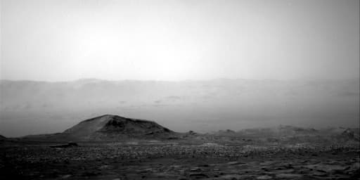 Mars image captured by NAV_RIGHT_B on Curiosity