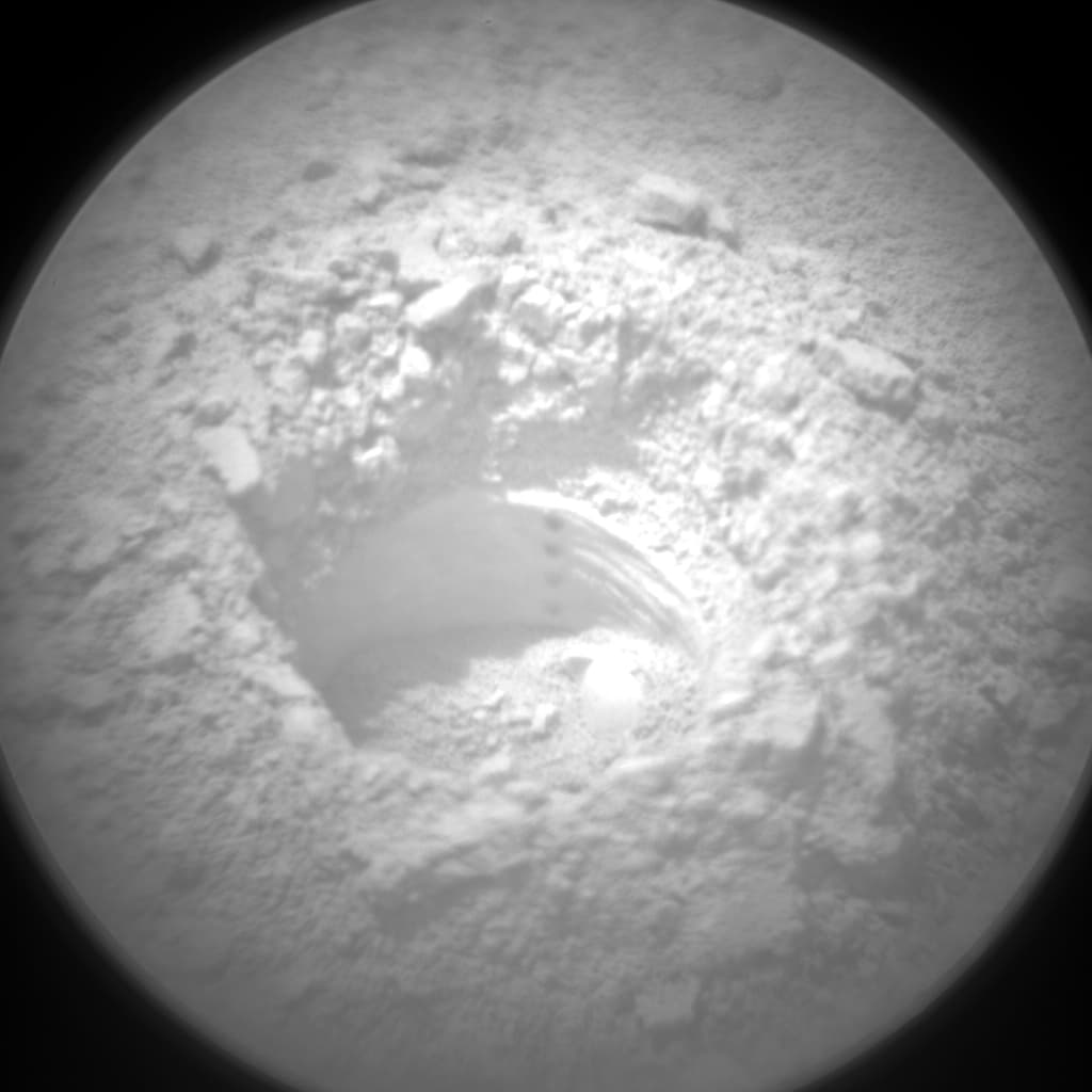 Mars image captured by CHEMCAM_RMI on Curiosity