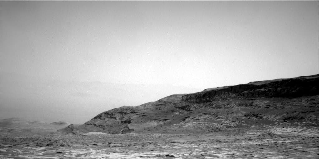 Mars image captured by NAV_RIGHT_B on Curiosity