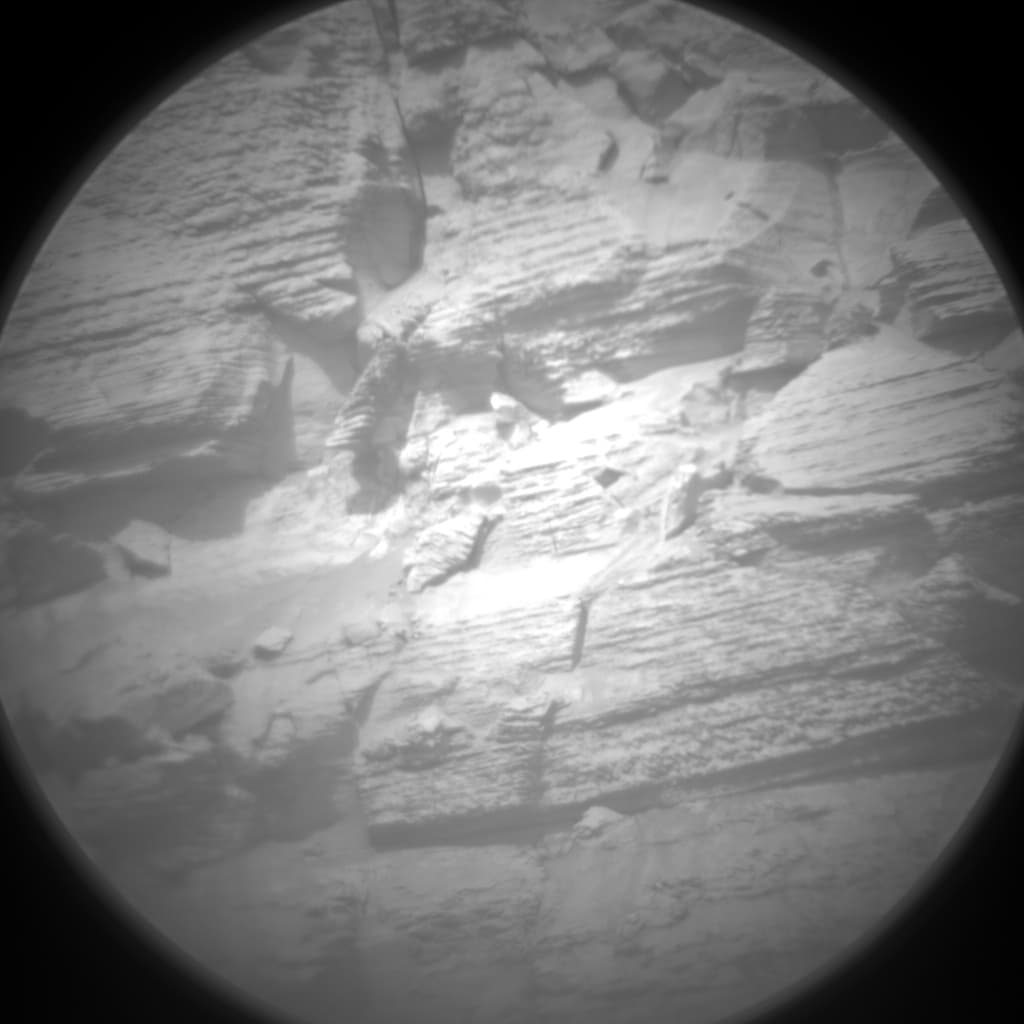 Foto de Marte da câmera CHEMCAM_RMI