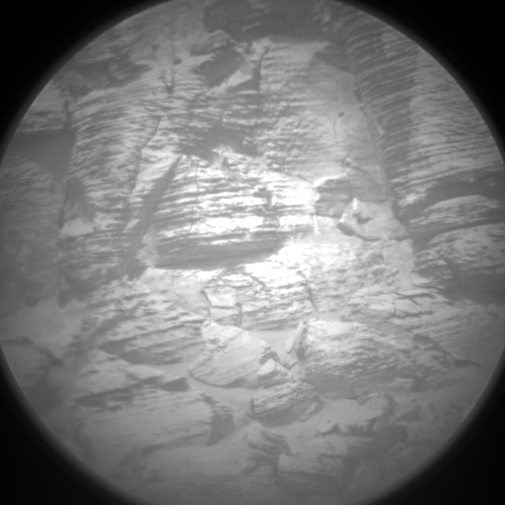 Foto de Marte da câmera CHEMCAM_RMI