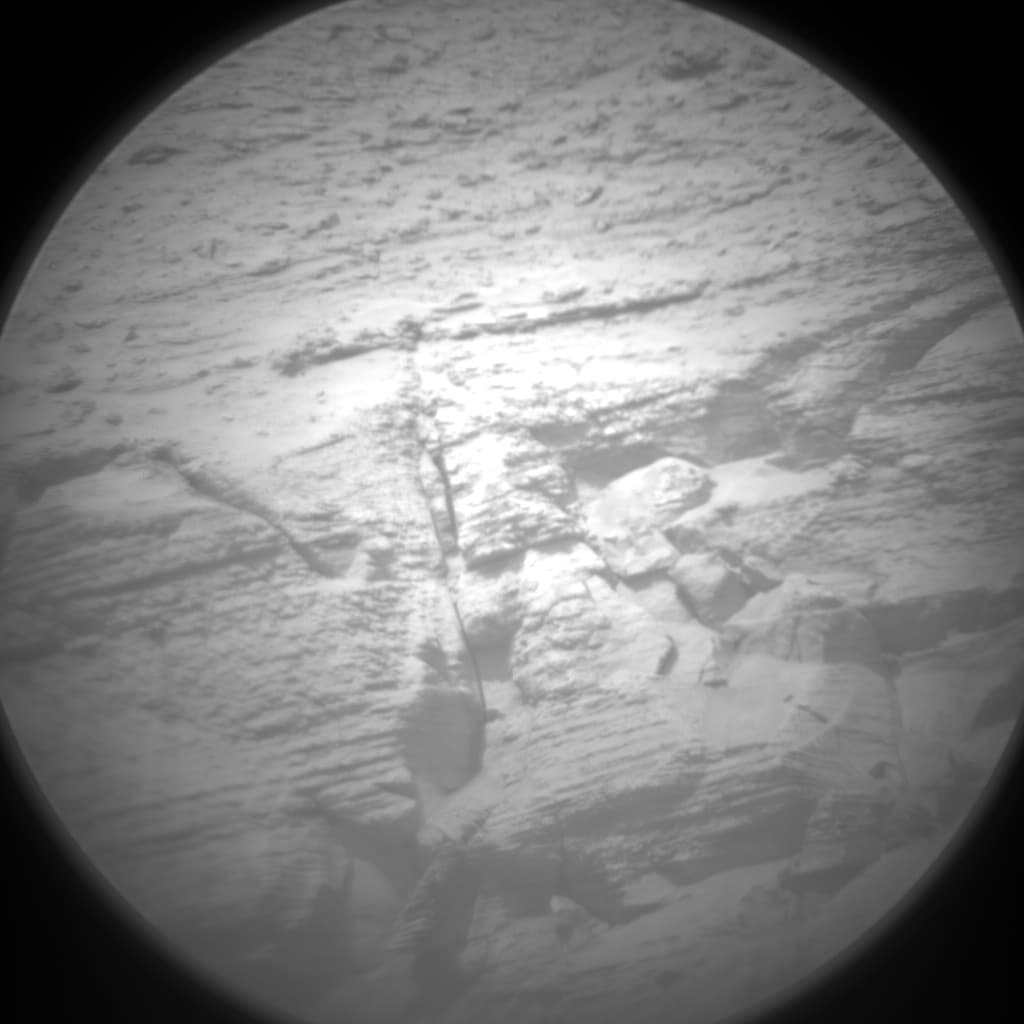 Foto de Marte da câmera CHEMCAM_RMI
