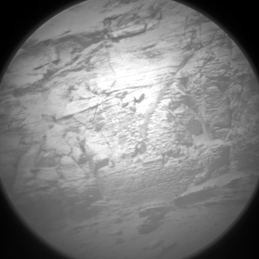 Mars image captured by CHEMCAM_RMI on Curiosity
