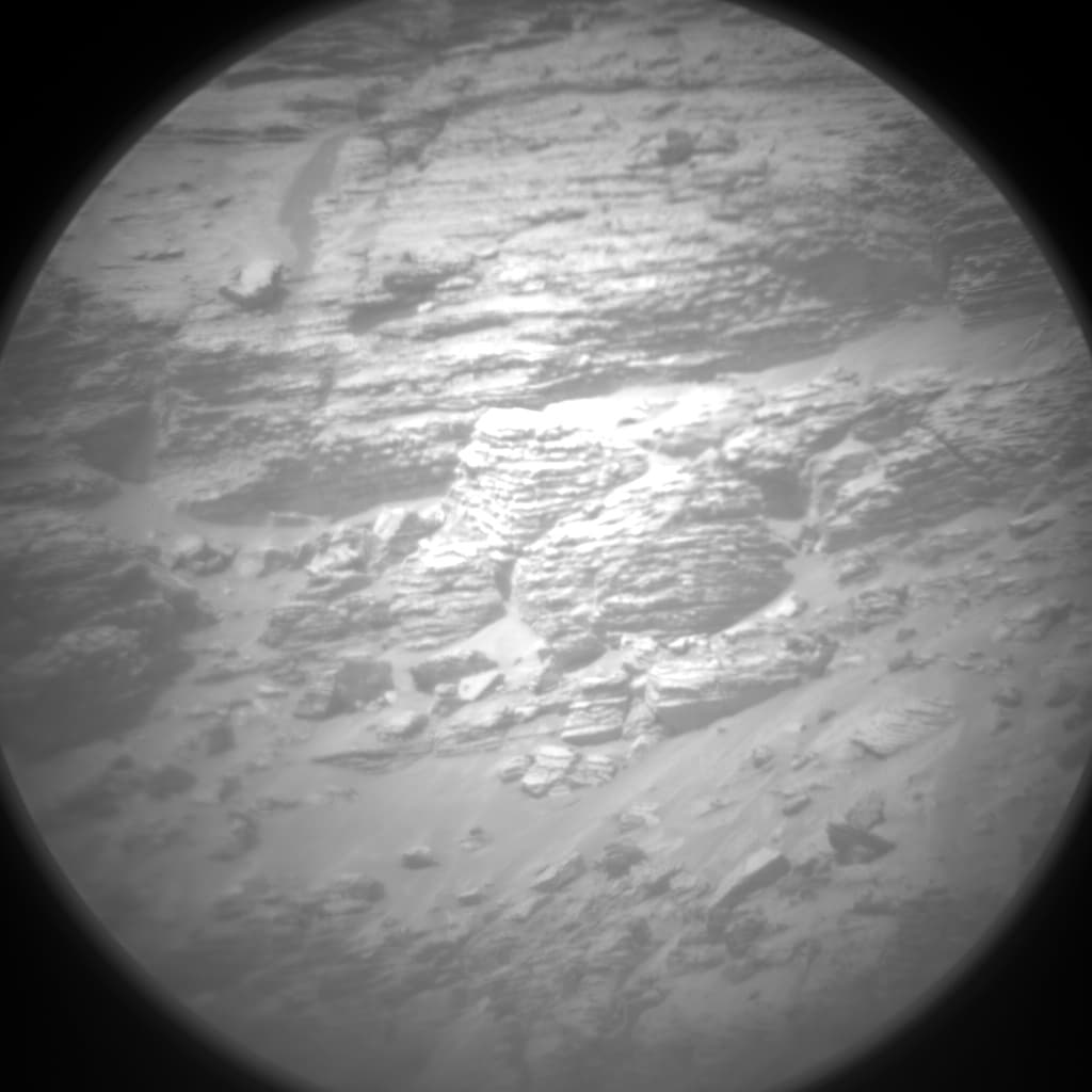 Mars image captured by CHEMCAM_RMI on Curiosity