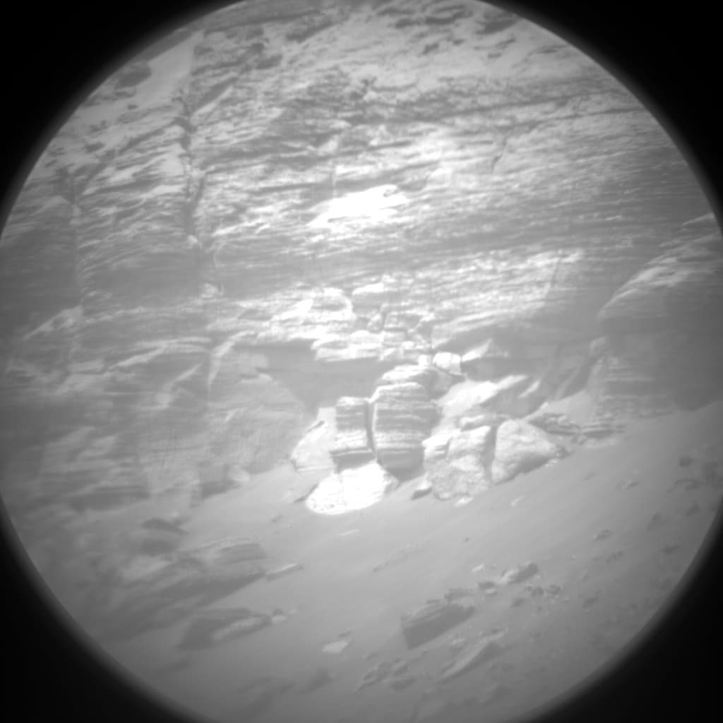 Mars image captured by CHEMCAM_RMI on Curiosity