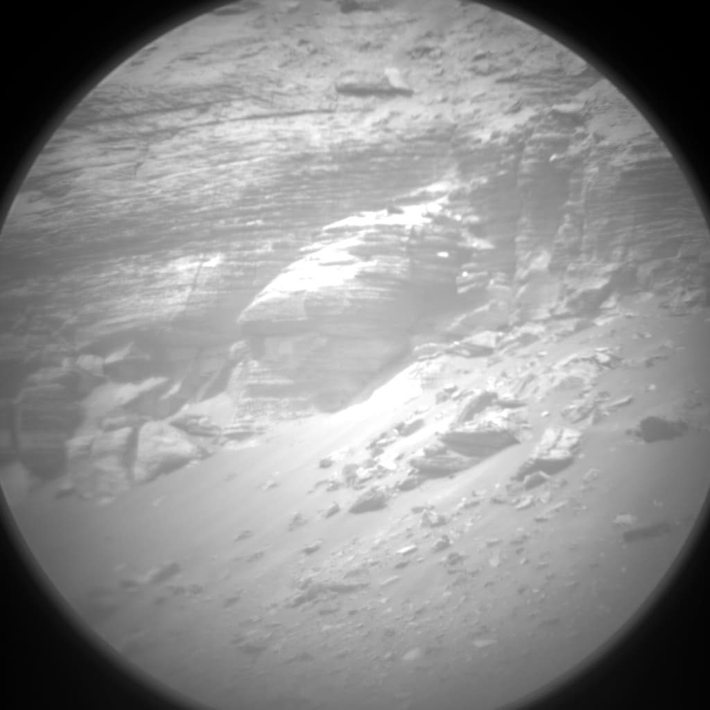 Mars image captured by CHEMCAM_RMI on Curiosity