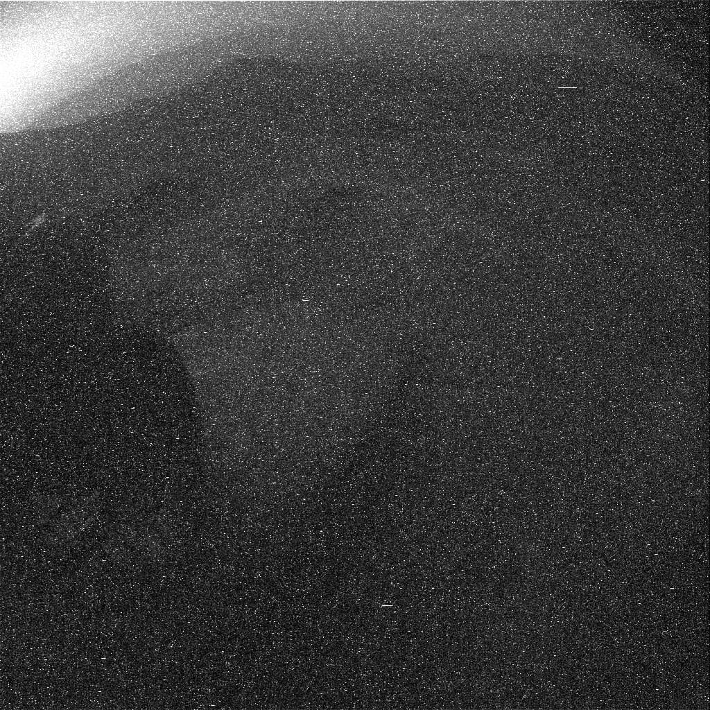 Mars image captured by RHAZ_LEFT_B on Curiosity