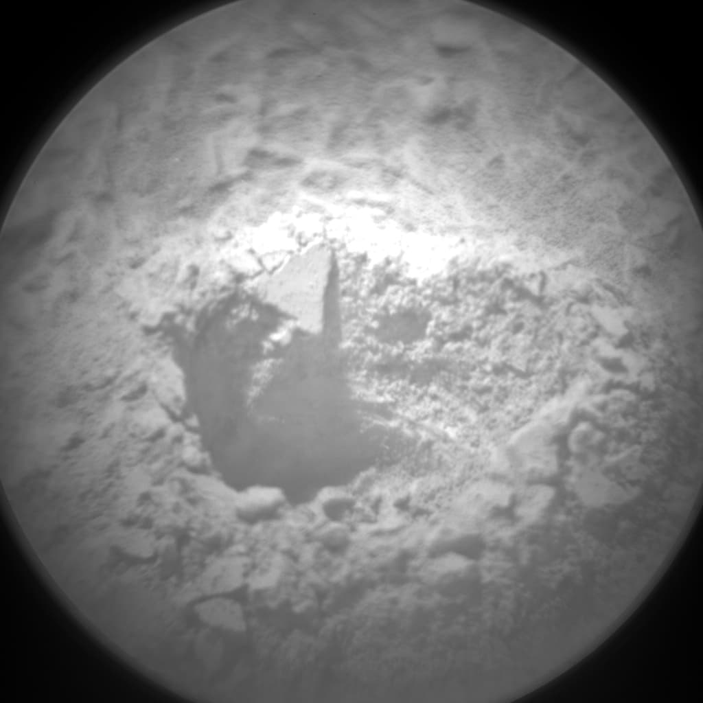 Mars image captured by CHEMCAM_RMI on Curiosity