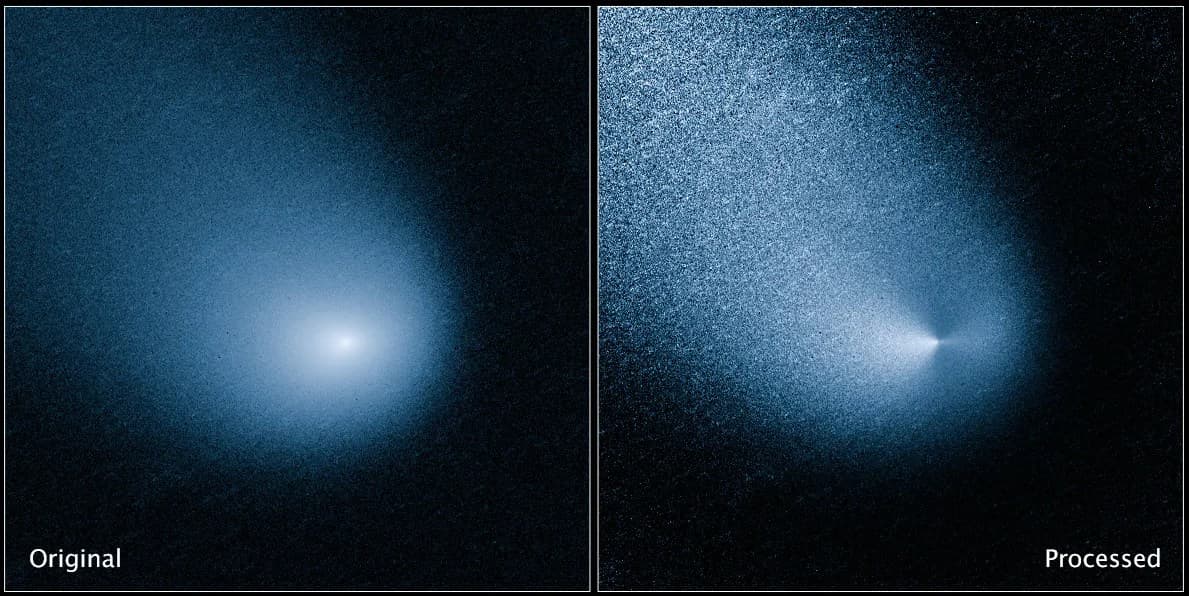 NASA’s Hubble Space Telescope Spots Mars-Bound Comet Sprout Multiple Jets