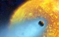 NASA – Hubble Detects Evaporating Planet