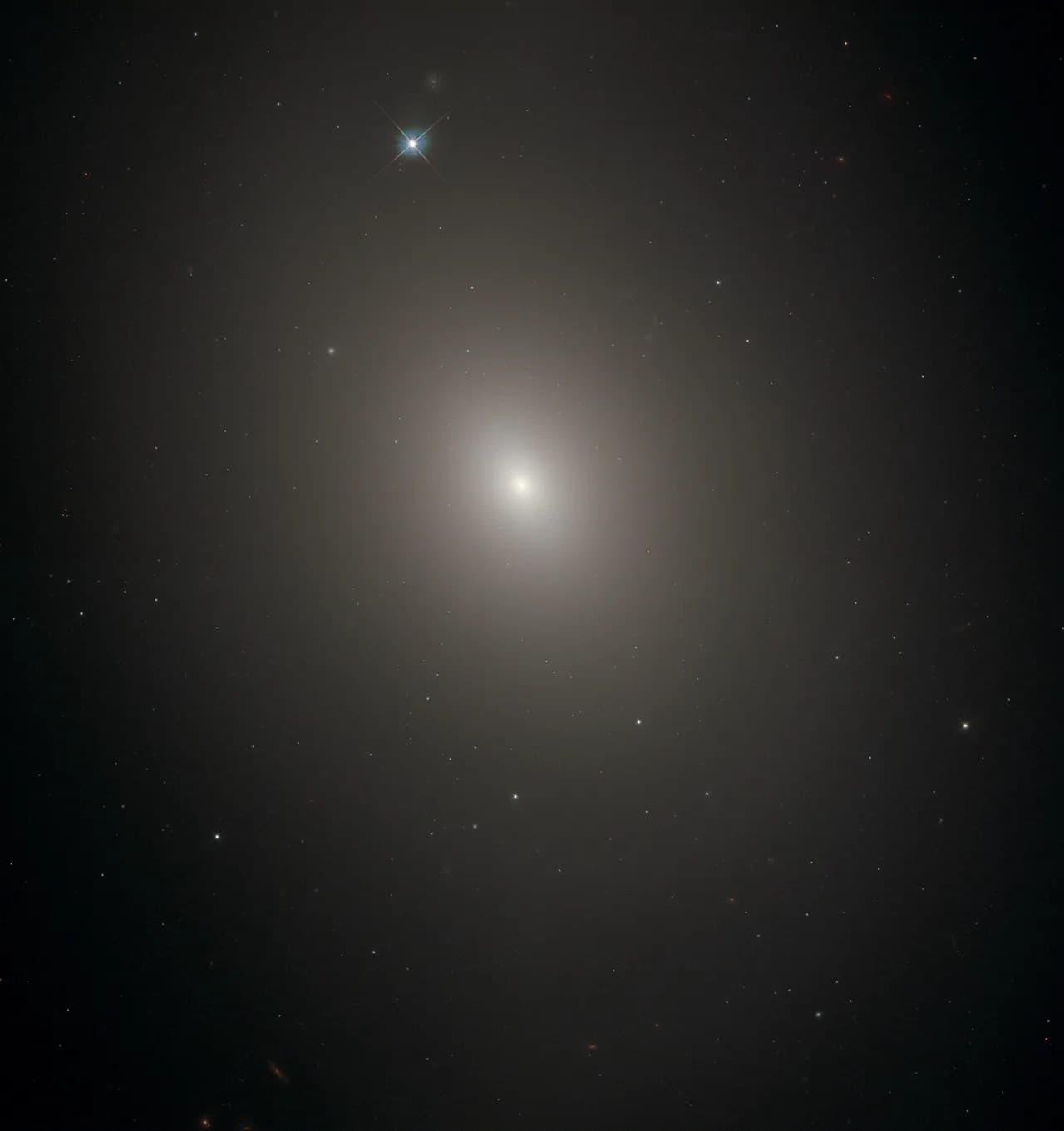 Hubble Gazes at a Hazy Galaxy