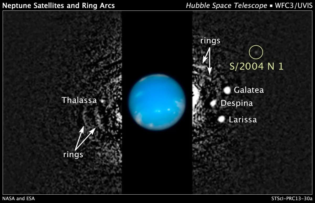 NASA Hubble Finds New Neptune Moon